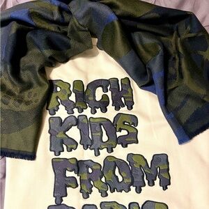 Eleven Paris Cream Camo Print Crewneck Sweatshirt